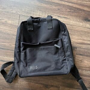Beis expandable backpack black